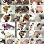 EE-160 ジェイド 公衆トイレ盗撮 うんこしたのに紙がない！？さあどうする… Defecation