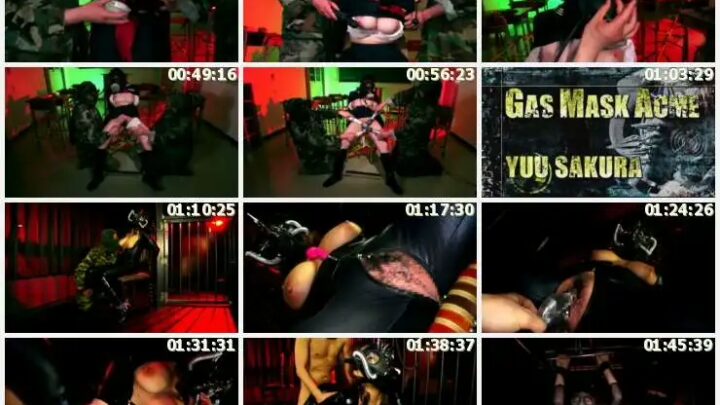 Screenshot 22 from DOKS-266 Arimura Chika, Mitsuna Rei Gas Mask SM Masochism Other Costume Fetish