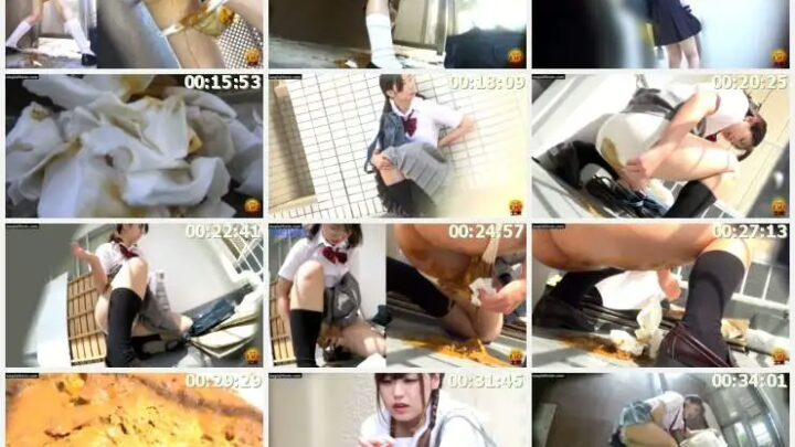 Screenshot 2 from EE-256 Stalking and Filming: Schoolgirl Returning Home, Skirt Lift, Anal Leak, Scat, Eva Visual, Nude