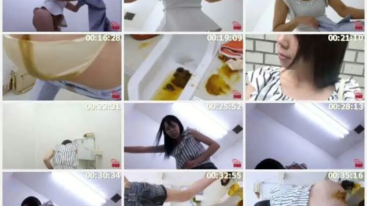 Screenshot 6 from FF-374 I Saw a Girl’s Ass in Public and Made Her Defecate! 2: Naked Defecation in Jeans