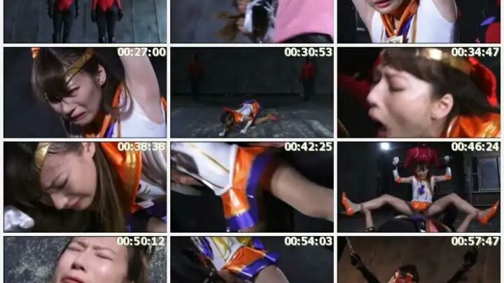 Screenshot 22 from GHKP-01 Nishiuchi Runa: Heroine Crush Omnibus Costume Rokuiki Shu SM Special Effects