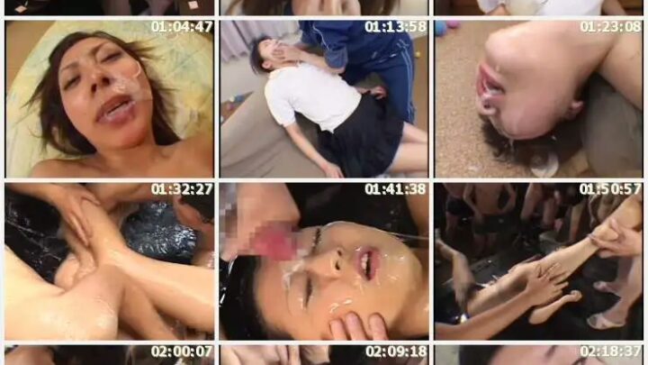 Screenshot 2 aus OLED-07 Fujimoto Miwa, Asakawa Rei, Umemiya Kaoru Bukkake Committee Recommendation: Splash Drinking!! Kakeru ya!! Fera & Handjob Omnibus