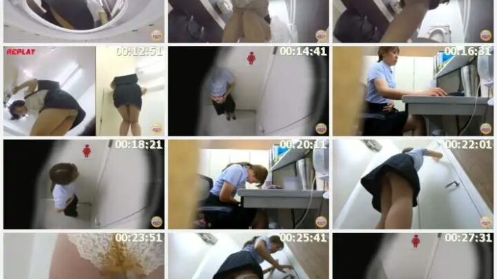 Screenshot 5 from SL-316 Office Lady Toilet Torture: Locked Inside, Forced to Defecate – Jaid, Costume Office Lady (FULL)