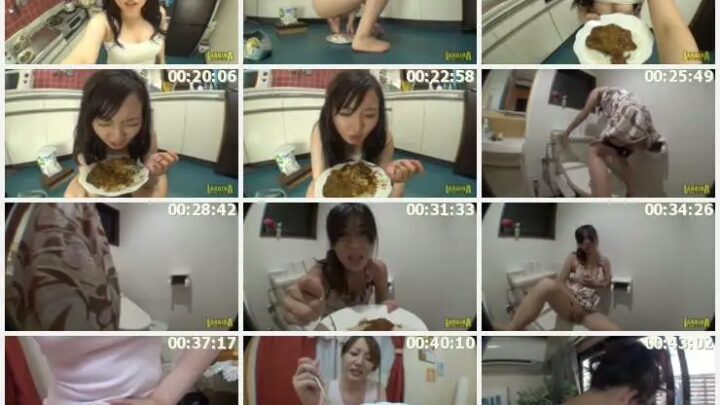 Screenshot 2 from UNKB-004 Young Wife’s Self-Shooting: Let’s Play Unko Club! Coprophagy Video Scat Roleplay