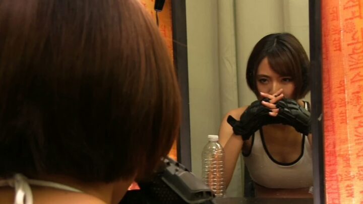 Screenshot 21 from DBER-040 Sakuma Emi Flesh Demon ~Cruel Death of Extreme Heaven~ Part 2: A Beautiful Girl with Strong Muscles in Grappling Combat