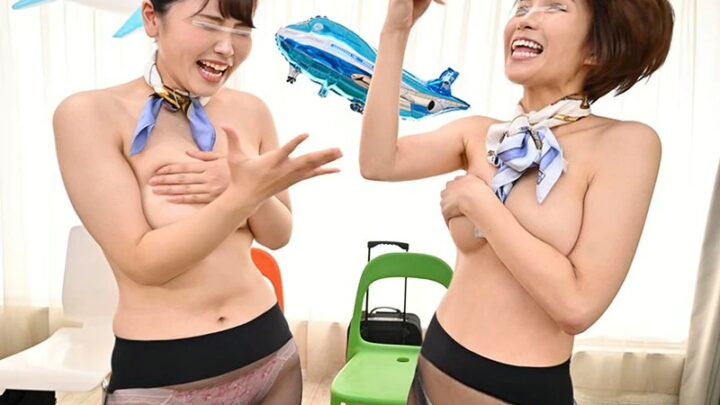Screenshot 8 from DVDMS-477 High-Class Beauty Cabin Attendant Limited Edition: Airline Rivalry Mid-Flight Orgasm! Win 1 Million Yen! Deeps… Mini Skirt Job Giant Root Deeps