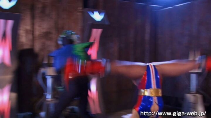 Screenshot 21 from GHKP-01 Nishiuchi Runa: Heroine Crush Omnibus Costume Rokuiki Shu SM Special Effects