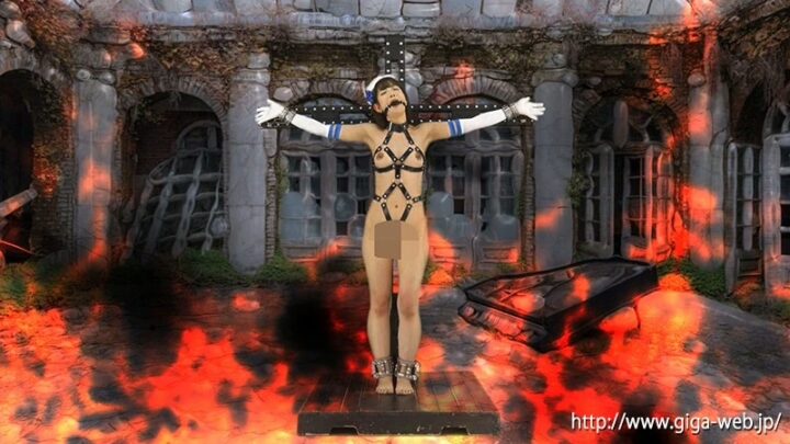 Screenshot 4 from RYOJ-15 Aikawa Mika: Hironin Rinji 115 – The Holy Maiden’s Mask Polarisu Boots 90 Min GIGA (GIGA) Lunatic • Hime Cosplay Insult Pantyhose Torture