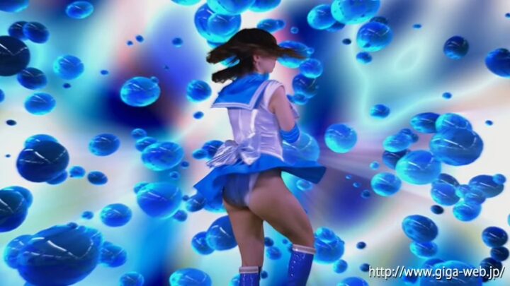 Screenshot 21 from THZ-68 Kimi to Ayumi SUPER HIROIN Zettai Zetsumei 68: Holy Maiden Warrior Sailor Akkas, Battle Team・Anime・Game GIGA (GIGA) Domination Release, Costume Leotard Tentacles
