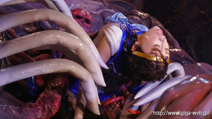 Screenshot 4 from THZ-68 Kimi to Ayumi SUPER HIROIN Zettai Zetsumei 68: Holy Maiden Warrior Sailor Akkas, Battle Team・Anime・Game GIGA (GIGA) Domination Release, Costume Leotard Tentacles