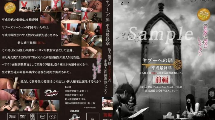 ZRND-07 Yappari no Hiyaku: Heisei Saishuu Shou – Newbie Submissive King IRIA’s Home Tutoring Session ~ Part 1: Female King Iria, M Male, Yappari Market