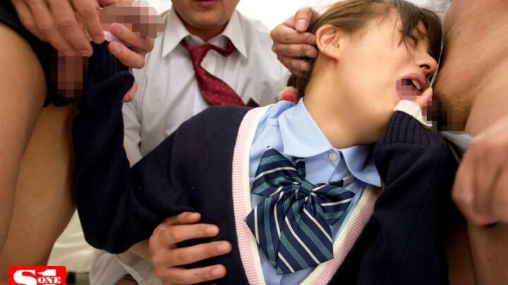 Screenshot 10 from SNIS-345 Itou Beni: A Girl Student Violated – The Eternal Stage of Tragedy – Rental Version Gangbang 3P, Anal, Fellatio, Socks