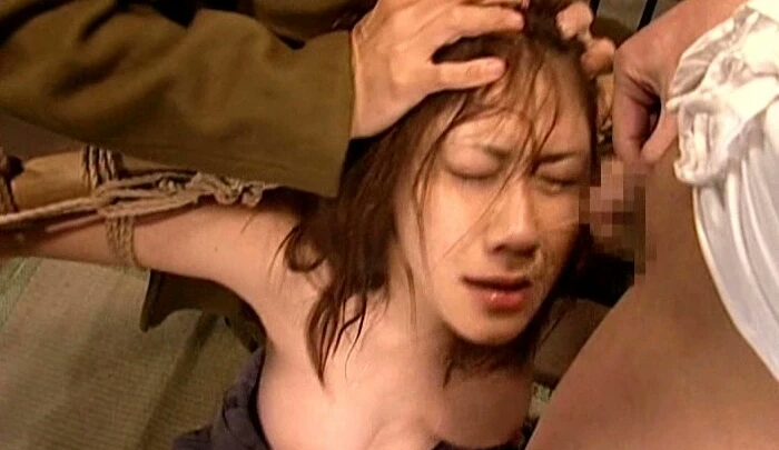 Screenshot 7 from HAVD-520 Female Sexual Slavery: A New Bride, Rinne Ryouko (Rion Nezu), Forced into Deep Throating by a Soldier