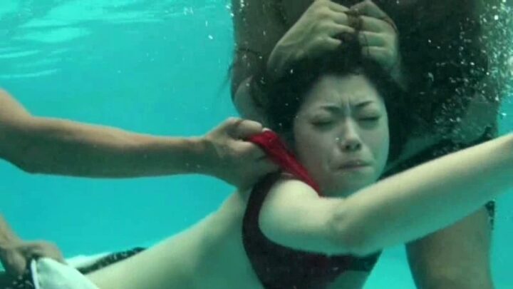 Screenshot 10 from HAVD-735 Houjou Maki – Tormented and Thrown into the Pool, Before Dying I Was Stuffed with a Giant Cock, Mature Woman SM HIBINO Yamashiro Shou
