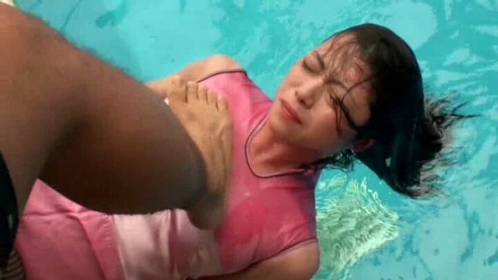 Screenshot 15 from HAVD-735 Houjou Maki – Tormented and Thrown into the Pool, Before Dying I Was Stuffed with a Giant Cock, Mature Woman SM HIBINO Yamashiro Shou