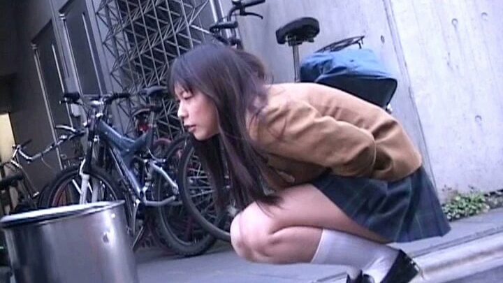 Screenshot 6 from NHDTA-122 Natural High: Girls Who Can’t Hold It, Forced to Use Public Toilets