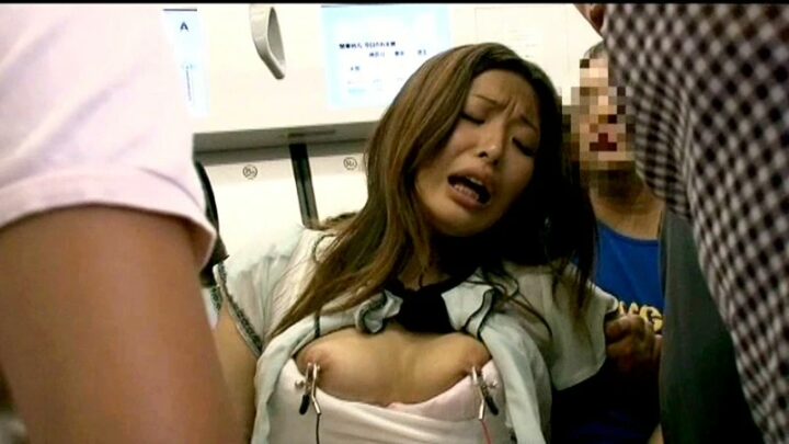 Screenshot 5 from NHDTA-306 Pervert de Choque Eléctrico: Locura del Cuerpo Femenino, Molestador en el Tren Oohori Kana, Kohaku Uta