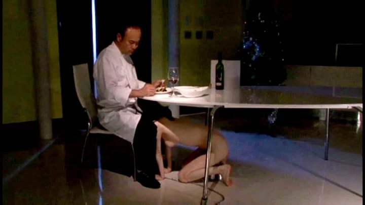Screenshot 2 from CMC-109 Holy Night of Enema: Maid and Dominant Chef, Kirishima Anna, Sasaki Rena