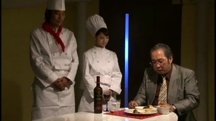 Screenshot 22 aus CMC-118 Dampes Hotel Gomora: Eingeschlossen in einem Schwanzkäfig und Nachtschicht-Einsätze 130 min Cinematische Kostüm-Enema Mitsuna Rei, Yoshimura Anna