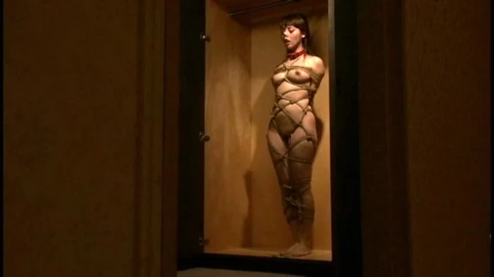Screenshot 7 aus CMC-118 Dampes Hotel Gomora: Eingeschlossen in einem Schwanzkäfig und Nachtschicht-Einsätze 130 min Cinematische Kostüm-Enema Mitsuna Rei, Yoshimura Anna