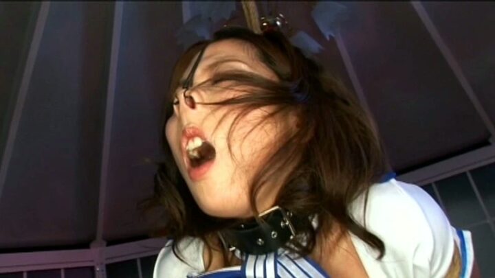Screenshot 2 from CMN-065 Cabin Attendant Busty Big-Nosed Beauty Yokoyama Mirei Tied SM CineMagic
