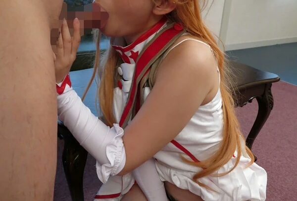 Screenshot 17 from SCPX-184 Ayane Haruna, Hirose Umi, Ayuna Niko: ¡Novia Cosplayer Virgen Capturada y Violada por un Dildo Vibrante! Planificación por Biba☆Gonzo