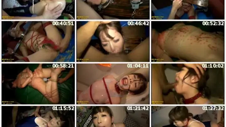 Screenshot 2 aus BXDR-009 Gebunden: Zwangserbrechen und gewaltsame Demütigung SM Irama Ersticken Scat Tiefthroat und Hakenfellatio Handjob 108 min Juu