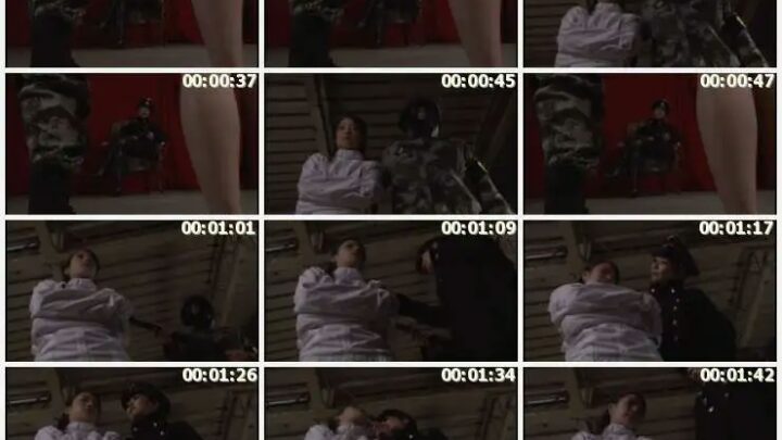 Screenshot 22 from CMV-082 Interrogatoire de prisonnier 2 : Punition humiliante par lavement, SM rasé, Entraînement anal - Ichikawa Ayaka, Nakazato Miho