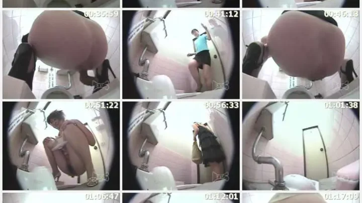 Screenshot 2 from EXHU-01 Awwnko: Infiltration Party Scene and Toilet Tease 1, Egags Voyeur Post
