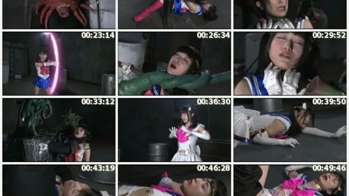 Screenshot 23 from GIGP-02 新来光爱音：女主角飞行地底 - 女性战士天上月美是一位美丽的女孩战士水手戴安娜 计划女主角 95分钟 穿衣服