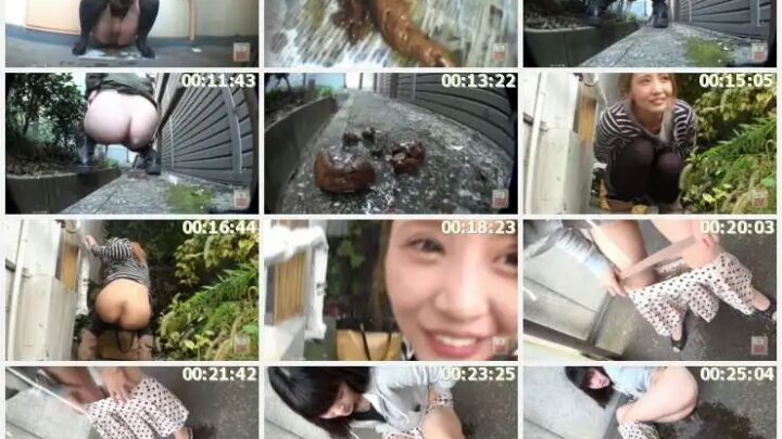 JG-194 Self-shot Skinny Girl Exposed! Outdoor Enema Record File 7 138 min Self Jayd のスクリーンショット 6