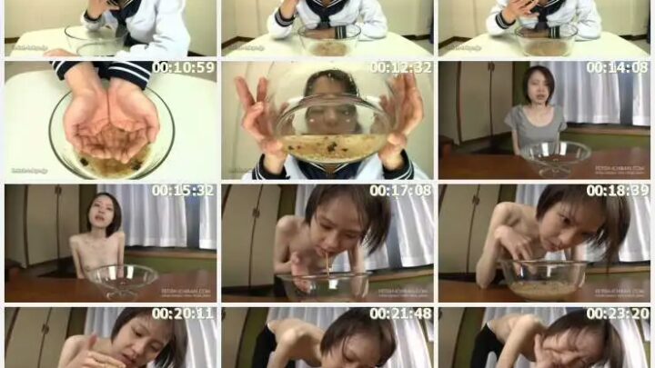 Screenshot 2 from MANB-301 Gero Girl Under the Counter: 80-Minute Vomiting Scat, Rahaina Tōkai