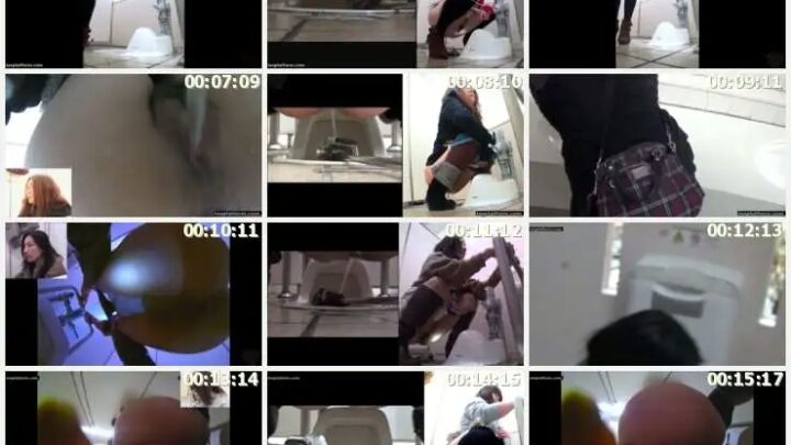 Screenshot 2 from MES-016 Surveillance Cam UP!!! Hidden Camera ~Enduring in the Office Hallway~ Jaid MESS AGE (Mesu Eiji)