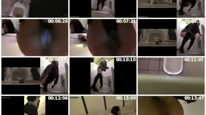 Screenshot 4 from MES-016 Surveillance Cam UP!!! Hidden Camera ~Enduring in the Office Hallway~ Jaid MESS AGE (Mesu Eiji)