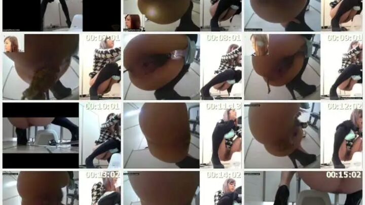 Screenshot 5 from MES-016 Surveillance Cam UP!!! Hidden Camera ~Enduring in the Office Hallway~ Jaid MESS AGE (Mesu Eiji)