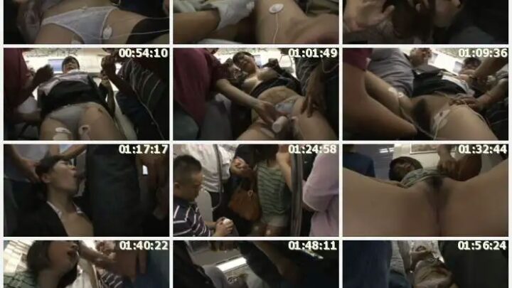 Screenshot 22 from NHDTA-306 Pervert de Choque Eléctrico: Locura del Cuerpo Femenino, Molestador en el Tren Oohori Kana, Kohaku Uta