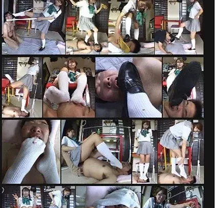 Screenshot 1 from NO-4 変幻餌罪 妹の臭い上履きの臭いを嗅ぐ変態兄の顔が腫れるまで蹴る残酷女子高性 135分 Humiliation Footjob