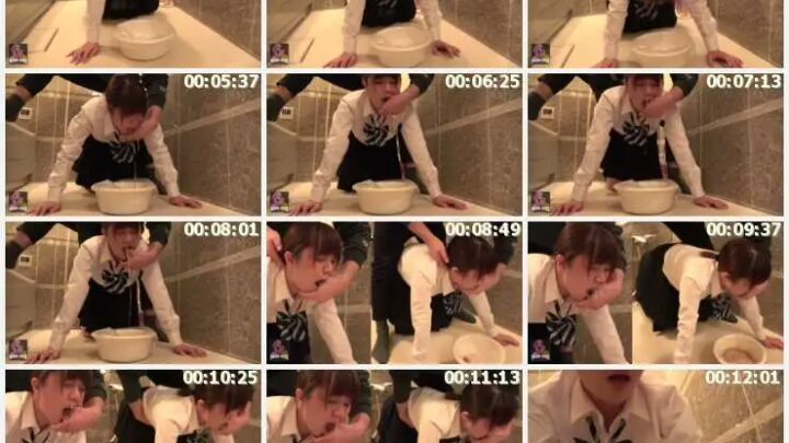Screenshot 2 from PGFD-036 被抛弃的女学生 强迫呕吐 1名女学生 排泄物 203分钟 玉