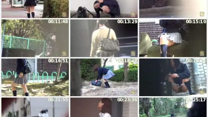 Screenshot 3 aus PM-169 Steal Shot!! Yogo Yosho-n 14: High School Girl Edition 115 min Ghetto Scat Packman