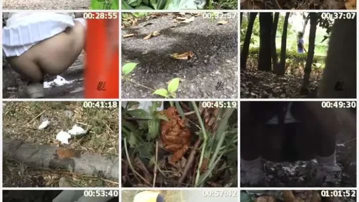 Screenshot 2 aus STND-01 Versteckte Kamera Tennis Mädchen's Außendusche 1 Voyeur: Rock, Scat, Jaid