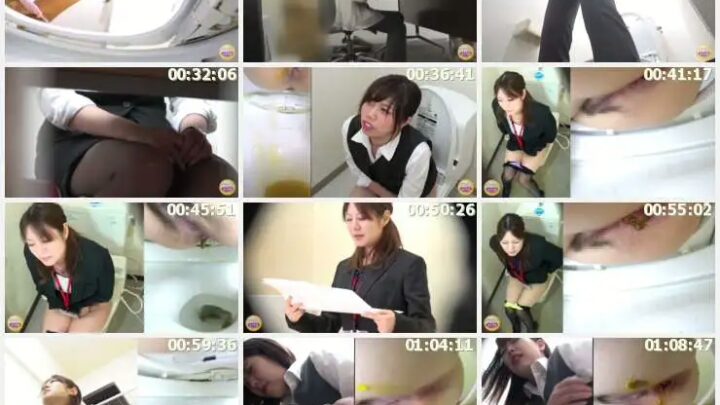 SL-248 Corporate Espionage: Recording Women’s Large Bowel Movements – Healthy Poop and Diarrhea Day – Anal Defecation Jaid のスクリーンショット 4