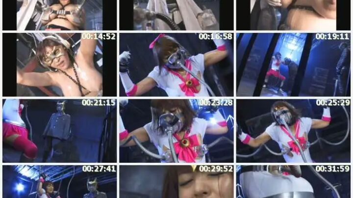 TRSH-50 Busty Heroine Giga: Arrested in Uniform, Cosplay, Matoi Yui のスクリーンショット 2