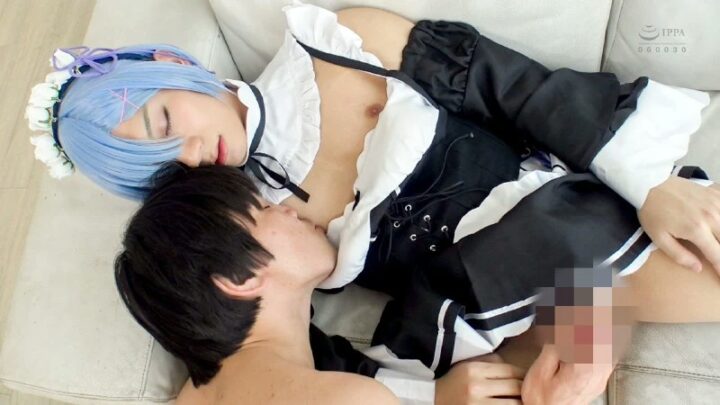 BTIS-092 女装美少年: 雪女ちゃんの女装高校生コスプレ のスクリーンショット 11