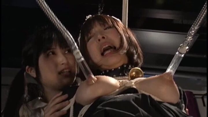Screenshot 11 from CMV-108 Kagura Aine, Kanade Jiyuu: The Busty Maid Who Rubs Her Breasts and Drives Her Younger Colleague Wild… Bisection, Oopai Costume, Gag, Humiliation, Tits-Tits Lesson