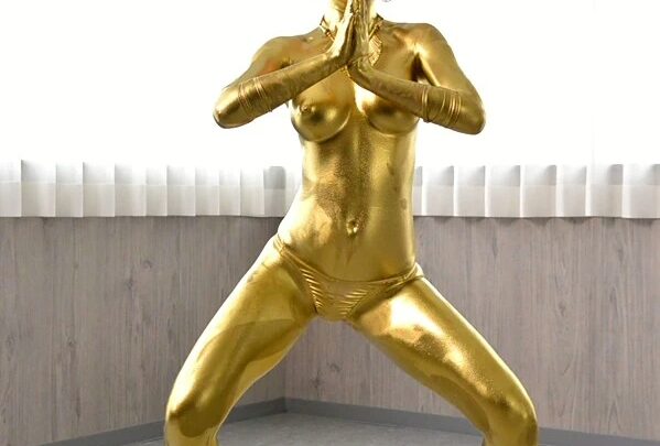 Screenshot 3 from CND-139 The Great Art of Pissing: Golden Shower Dancer Kichikawa Nao, Fetish Wet & Messy (Fetish)