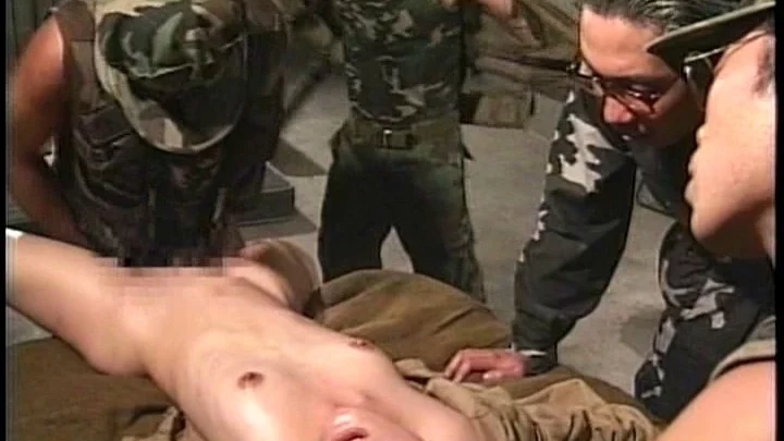 Screenshot 14 from FAX-376 Army Movie Blue Film 1990s FA: Kawagami Rikako Big Tits Rape SM Violation FA Image Release Product Sawai Mari