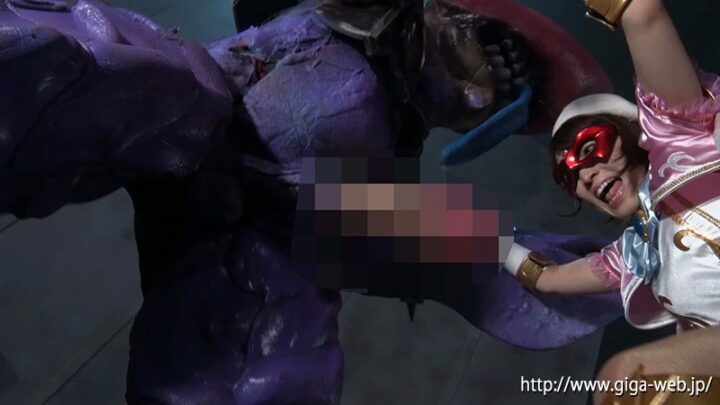 Screenshot 21 from GHKQ-75 Hoshi Ameri: Beautiful Schoolgirl Heroine vs. Absolute Masked Monster – Flesh Whip Tortured by Holy Boots, Heroine Boots, Pantyhose Torture, Mini Skirt Dissection 75 min