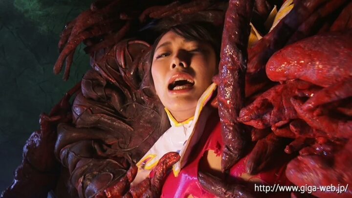Screenshot 9 from GHLS-16 Kawakami Yuu: Touch Ten-Cross Torture 05 – White Wing, Hironing, Cosplay, Clothing, Tentacles GIGA