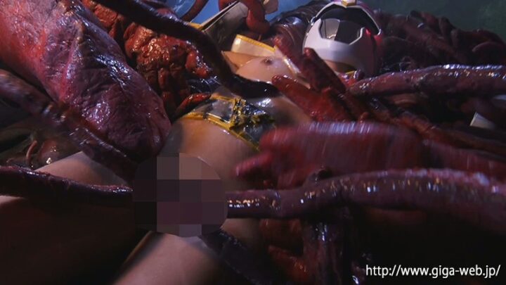 Screenshot 2 from GHLS-16 Kawakami Yuu: Touch Ten-Cross Torture 05 – White Wing, Hironing, Cosplay, Clothing, Tentacles GIGA