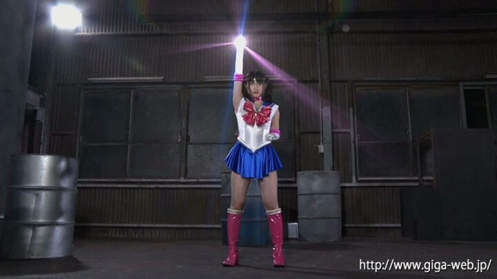 Screenshot 14 from GIGP-02 新来光爱音：女主角飞行地底 - 女性战士天上月美是一位美丽的女孩战士水手戴安娜 计划女主角 95分钟 穿衣服